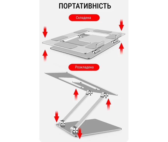 Фото - стол и подставку для ноутбука Подставка под ноутбук OfficePro LS111S Silver