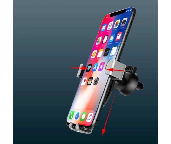 Фото - автомобильный держатель Автодержатель для смартфона Xiaomi Coowoo Car Gravity Induction Phone Holder T100 Gray