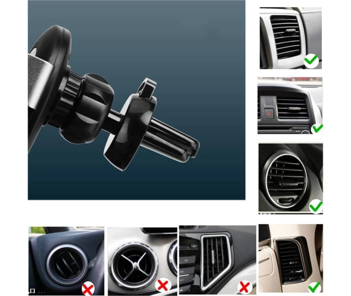 Фото - автомобильный держатель Автодержатель для смартфона Xiaomi Coowoo Car Gravity Induction Phone Holder T100 Gray