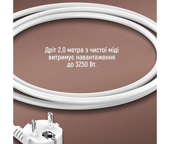 Фото - сетевой фильтр Сетевой фильтр СolorWay 3 розетки/4USB GaN3 Pro PD (2USB-A + 2 TYPE-C) (65W) 2M white (CW-CHE34PDW)