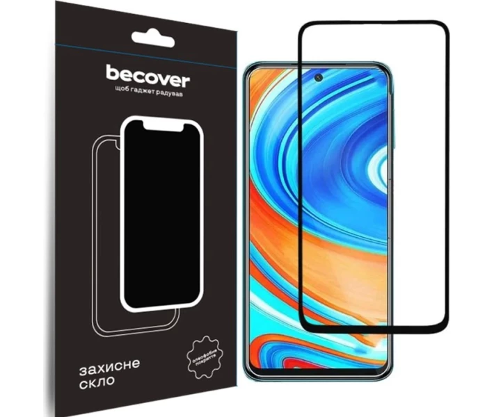 Фото - защитное стекло для смартфона Защитное стекло BeCover черное (710654) для Poco M6 Pro 5G
