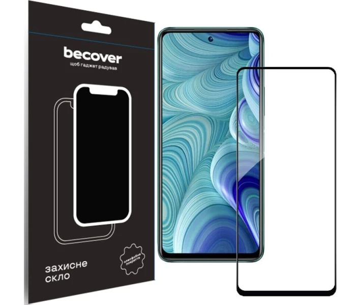 Фото - защитное стекло для смартфона Защитное стекло BeCover черное (710632) для Poco M6 Pro