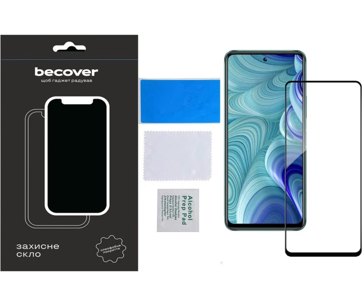 Фото - защитное стекло для смартфона Защитное стекло BeCover черное (710632) для Poco M6 Pro