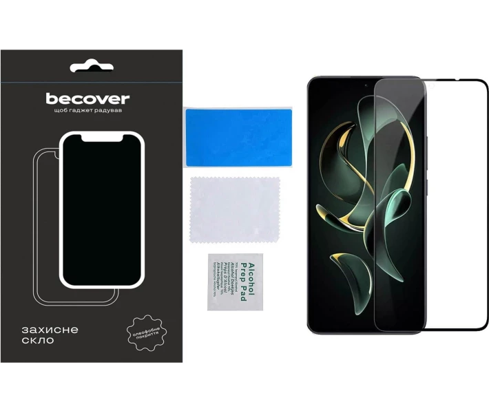 Фото - защитное стекло для смартфона Защитное стекло BeCover черное (710171) для Xiaomi 13T/13T Pro