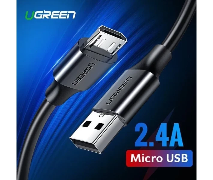 Фото - адаптер и кабель Кабель UGREEN US289 USB to MicroUSB 2A 1,5m черный