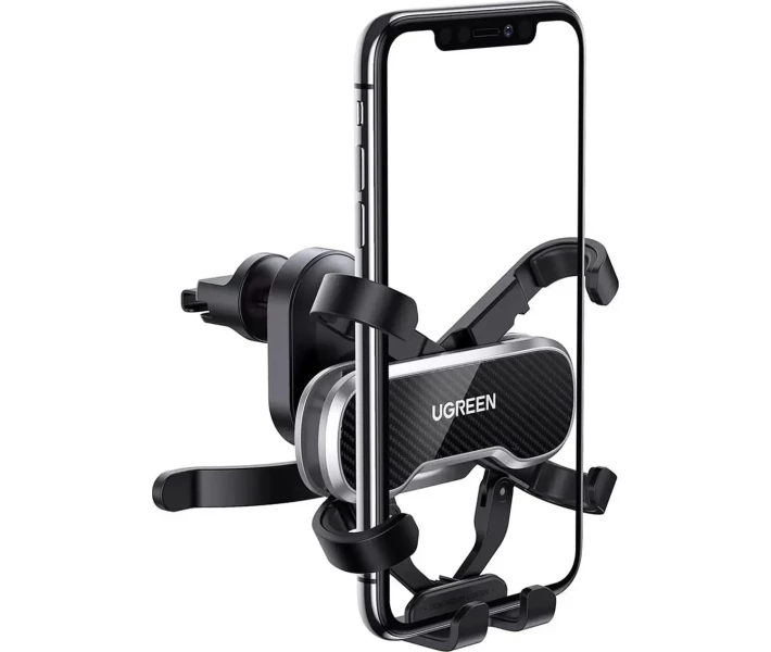 Фото - автомобильный держатель Автодержатель UGREEN LP228 Gravity Phone Holder for Car with Hook (80871)черный