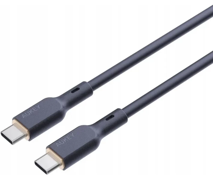 Фото - адаптер и кабель Кабель Aukey Type-C/Type-C 100W 1.8m (CB-SCC102) черный