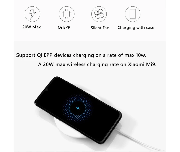 Фото - зарядное устройство для телефона и планшета Зарядное устройство Xiaomi 20W High Speed White