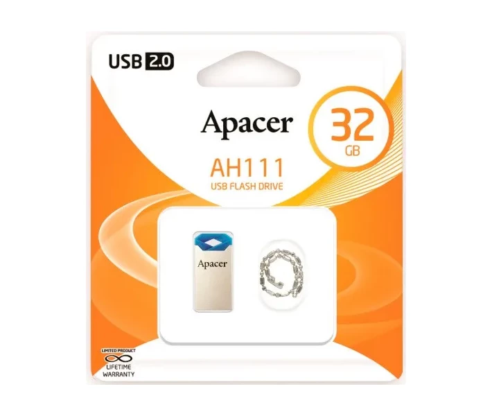 Фото - флешку Флеш-память USB Apacer AH111 32GB blue (AP32GAH111U-1)