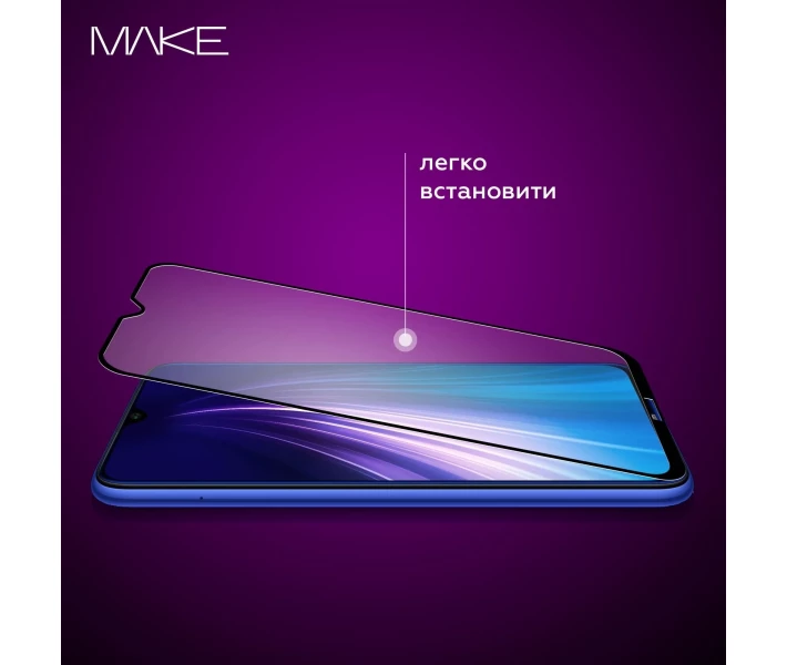 Фото - защитное стекло для смартфона Защитное стекло MAKE черное для Xiaomi 14