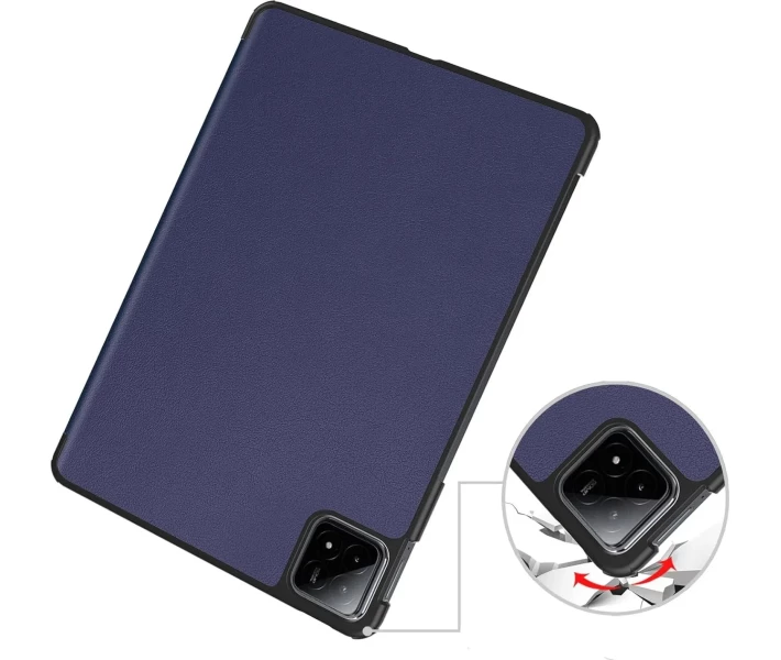 Фото - чехол Чехол-книжка BeCover Smart Case для Xiaomi Pad 6S Pro 12.4" Deep Blue (711084)