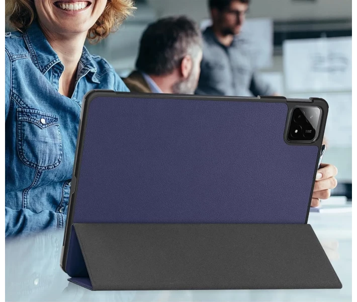 Фото - чехол Чехол-книжка BeCover Smart Case для Xiaomi Pad 6S Pro 12.4" Deep Blue (711084)