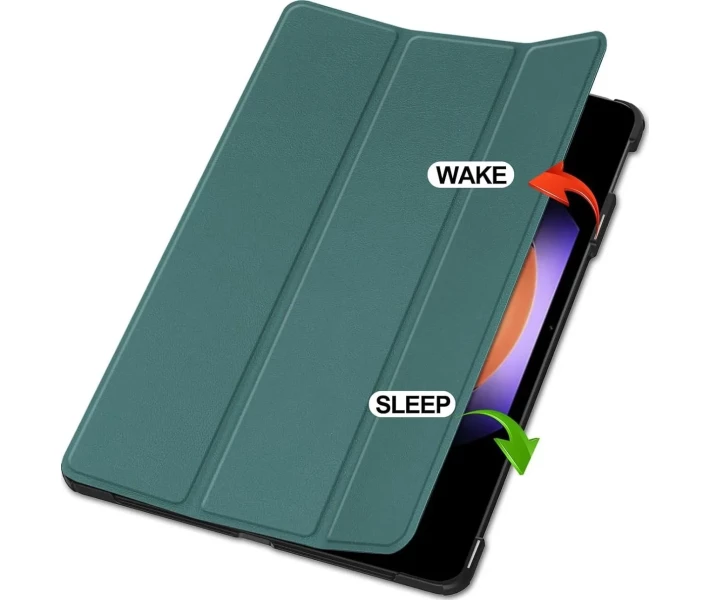 Фото - чехол Чехол-книжка BeCover Smart Case для Xiaomi Pad 6S Pro 12.4" Dark Green (711085)