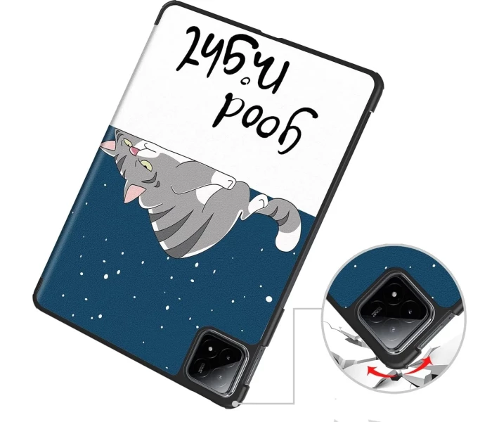 Фото - чехол Чехол-книжка BeCover Smart Case для Xiaomi Pad 6S Pro 12.4" Good Night (711088)