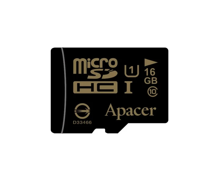 Фото - карту памяти Карта памяти Apacer microSDHC UHS-I 16GB сlass10+SD (AP16GMCSH10U1-R)