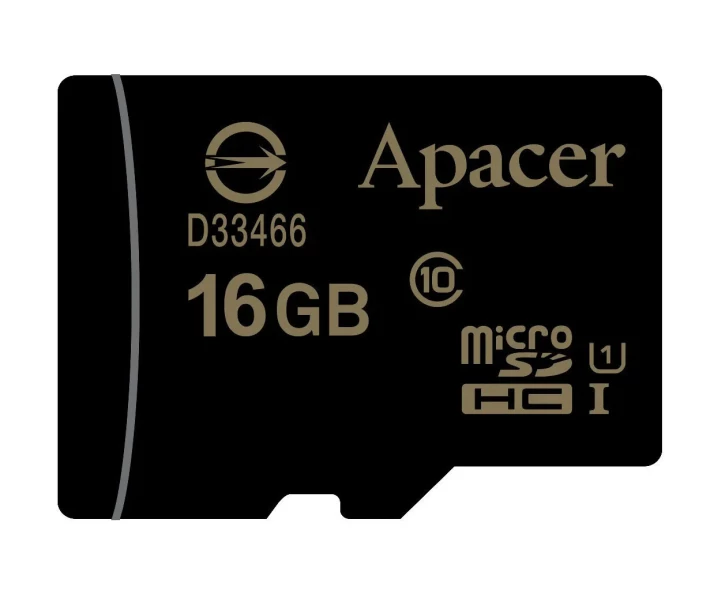 Фото - карту памяти Карта памяти Apacer microSDHC UHS-I 16GB сlass10 без адаптера (AP16GMCSH10U1-RA)