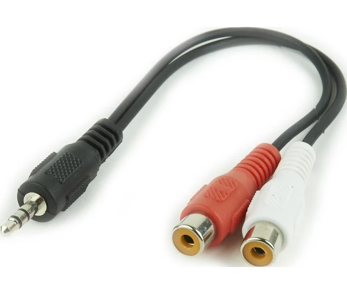 Фото - адаптер и кабель Кабель Cablexpert 3.5мм/2 x RCA 0.2 м (CCA-406)