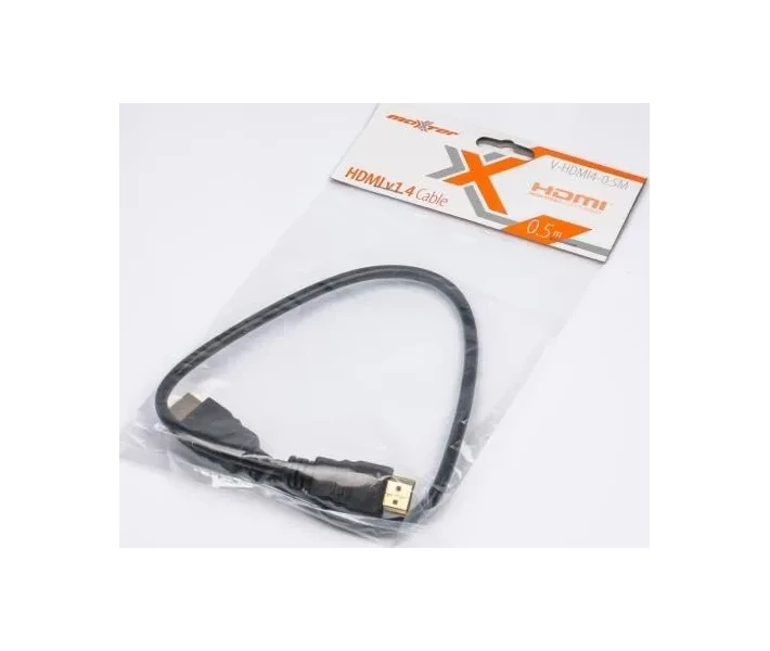 Фото - адаптер и кабель Кабель Maxxter  HDMI V.1.4 0.5 м. (V-HDMI4-0.5M)