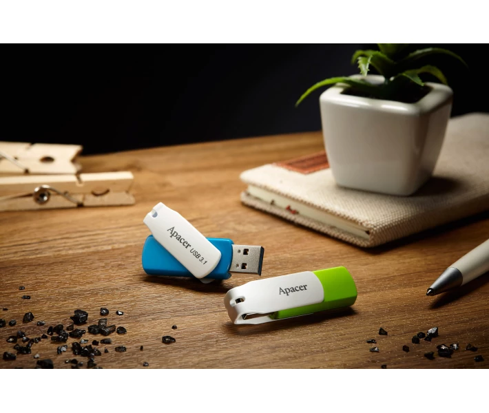 Фото - флешку Флеш-память USB Apacer AH335 32GB Green (AP32GAH335G-1)