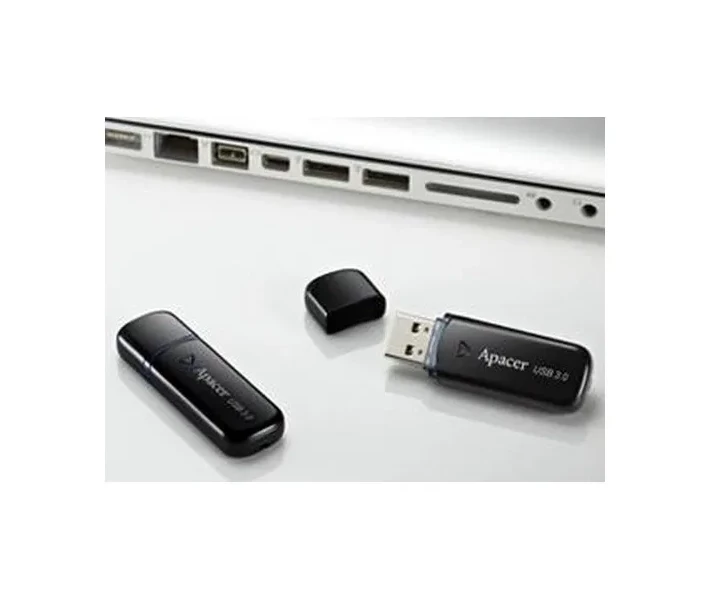 Фото - флешку Флеш-память USB Apacer AH355 64GB Black USB3.0 (AP64GAH355B-1)