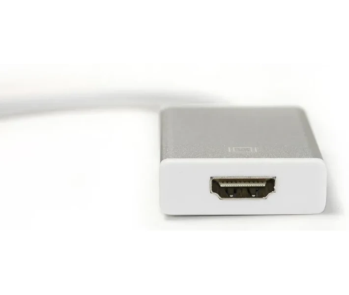 Фото - адаптер и кабель  -переходник PowerPlant HDMI female - USB Type-C, 0.15м