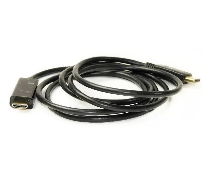 Фото - адаптер и кабель Кабель PowerPlant HDMI - DisplayPort, 1.8м, позолоченные коннекторы, 1.4V