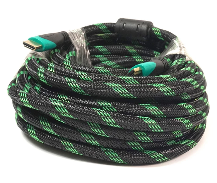 Фото - адаптер и кабель Кабель PowerPlant HDMI - HDMI, 15м, позолоченные коннекторы, 2.0V, Double ferrites, Highspeed