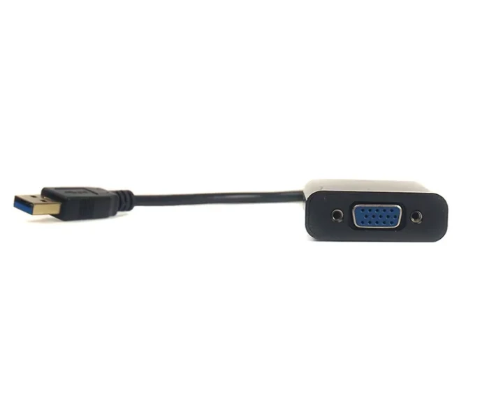 Фото - адаптер и кабель  -переходник PowerPlant USB 3.0 M - VGA F