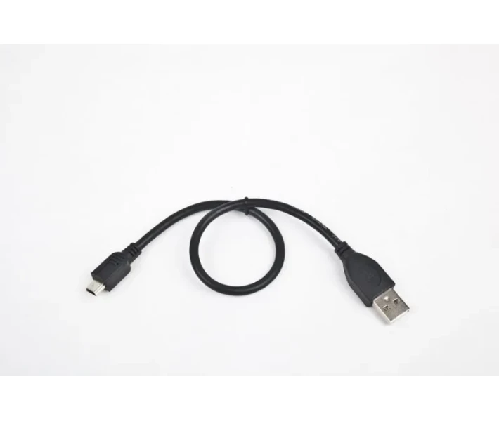 Фото - адаптер и кабель Кабель Cablexpert mini USB2.0, A-папа/mini USB 5-пин, 0.3 м, премиум (CCP-USB2-AM5P-1)
