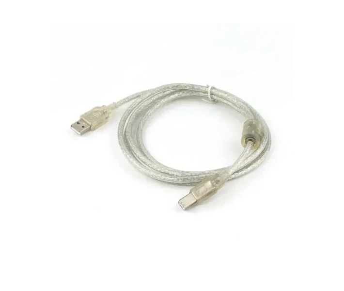 Фото - адаптер и кабель Кабель Cablexpert USB2.0 A-папа/B-папа, 1.8 м, феррит (CCF-USB2-AMBM-TR-6)