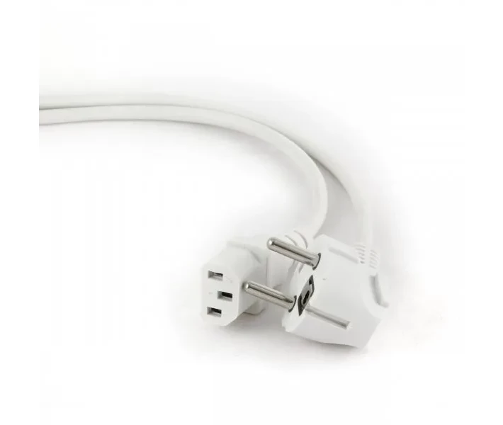 Фото - адаптер и кабель Кабель силовой Cablexpert, CEE7/7-C13, длина 1.8 м, белый, VDE, 3*0.75 мм кв. (PC-186W-VDE)