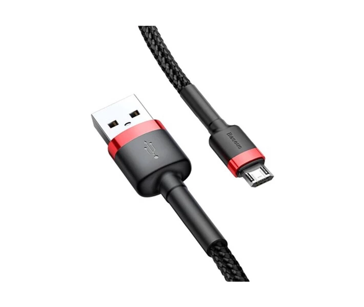 Фото - адаптер и кабель Кабель Baseus Cafule Cable USB to Micro 2.4A 1м Красный+Черный (CAMKLF-B91)