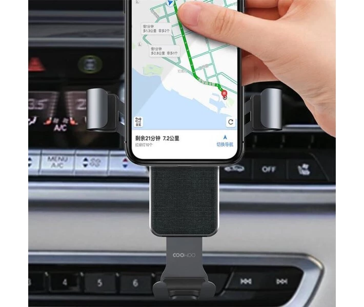 Фото - автомобильный держатель Автомобильный держатель Xiaomi COOWOO phone holder T200 (grey)