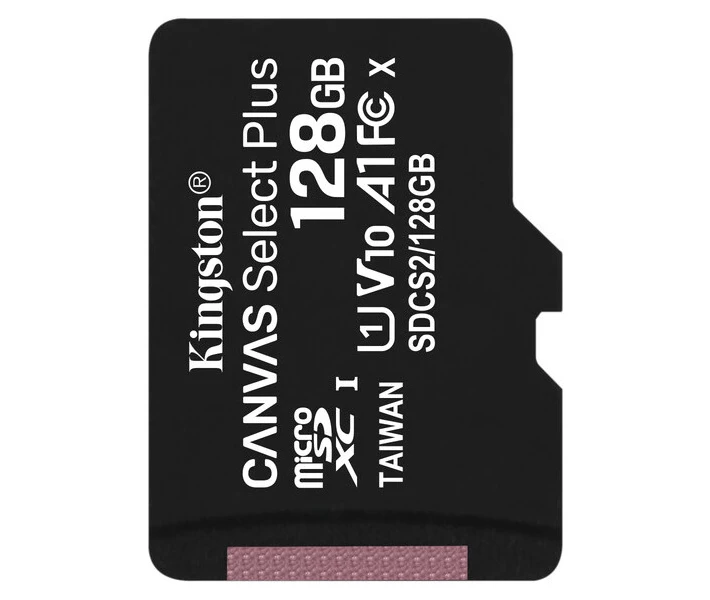 Фото - карту памяти Карта памяти Kingston 128GB microSDXC Canvas Select Plus 100R A1 C10 (SDCS2/128GBSP)