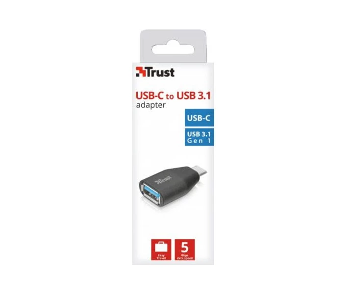 Фото - адаптер и кабель переходник USB Type C -USB 3.1 Gen 1 Trust (22627)