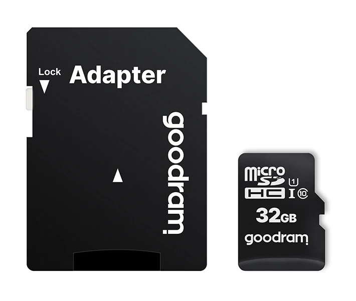 Фото - карту памяти Карта памяти Goodram microSDHC 32GB UHS-I class 10 + adapter (M1AA-0320R12)