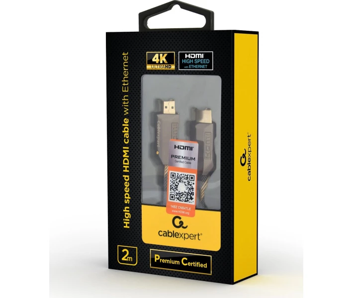 Фото - адаптер и кабель Кабель Cablexpert HDMI V.2.0b, 2 м (CCBP-HDMIPCC-2M)