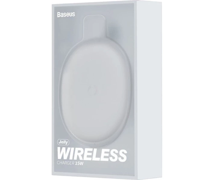 Фото - зарядное устройство для телефона и планшета Зарядное устройство Baseus Jelly Wireless Charger 15W White (WXGD-02)