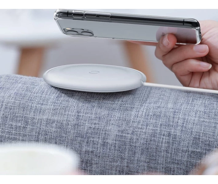 Фото - зарядное устройство для телефона и планшета Зарядное устройство Baseus Jelly Wireless Charger 15W White (WXGD-02)