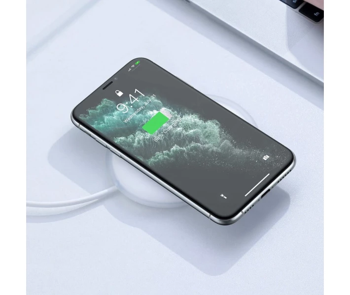 Фото - зарядное устройство для телефона и планшета Зарядное устройство Baseus Jelly Wireless Charger 15W White (WXGD-02)