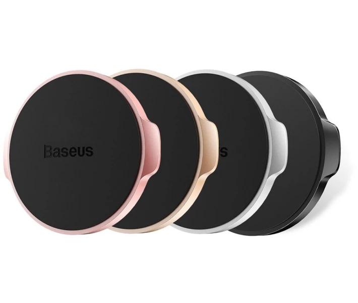 Фото - автомобильный держатель Baseus Small ears series Magnetic suction bracket Flat type Black (SUER-C01)