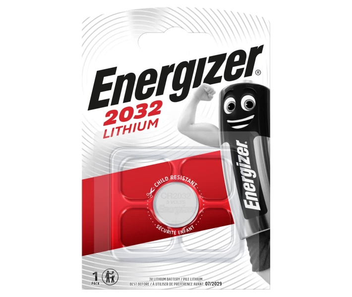 Фото - батарейку и аккумулятор Батарейка Energizer Lithium CR2032 (1шт/бл)