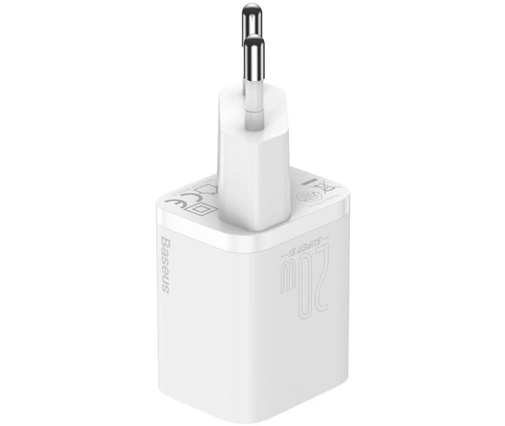 Фото - зарядное устройство для телефона и планшета Зарядное устройство Baseus 20W Super Si USB-C (CCSUP-B02) White