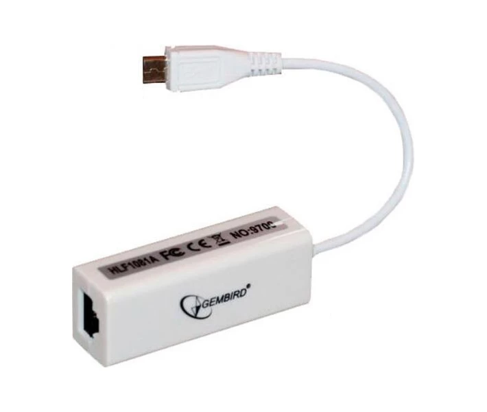 Фото - адаптер и кабель micro USB Gembird NIC-mU2-01