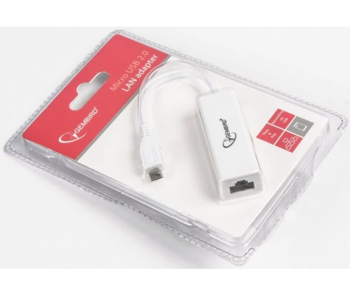Фото - адаптер и кабель micro USB Gembird NIC-mU2-01