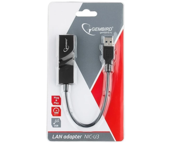 Фото - адаптер и кабель USB Gembird NIC-U3-02