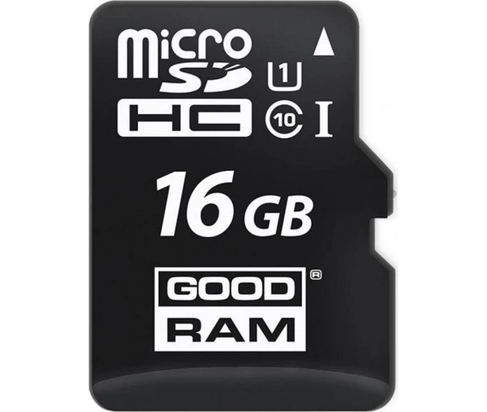 Фото - карту памяти Карта памяти Goodram microSDHC UHS-I 16GB class10+SD (M1AA-0160R12)