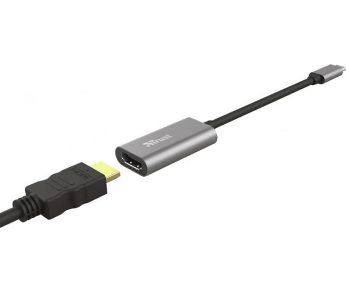 Фото - адаптер и кабель USB Type C -> HDMI Trust Dalyx (23774)
