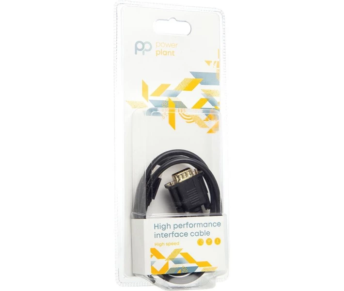 Фото - адаптер и кабель Кабель PowerPlant mini DisplayPort (M) - VGA (M), 1 м, черный (CA911998)