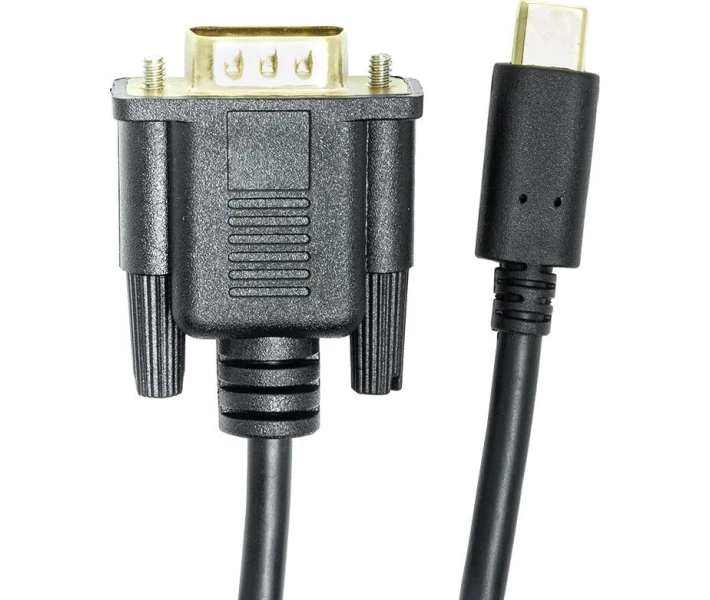 Фото - адаптер и кабель Кабель PowerPlant USB Type-C 3.1 (M) - VGA (M), 1 м (CA912117)